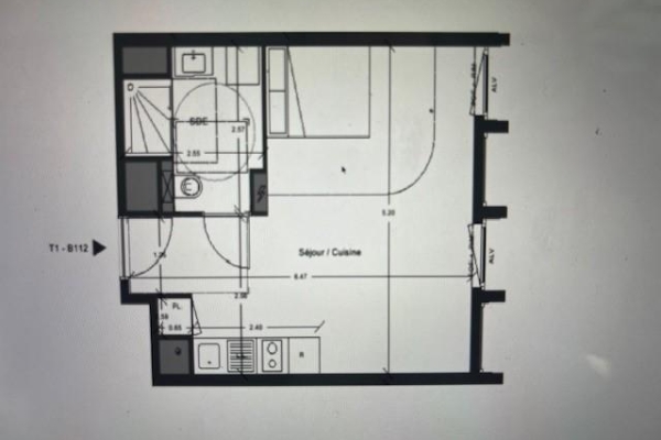 Appartement Studio de 30 m² à louer à NANTES